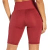 Marika Belle Bermuda Yoga Shorts Burnt Russet -Pranty Yoga Shop 6559869141035 burntrusset 2a