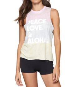 Spiritual Gangster PLA Paradise Tank Pastel Swirl Tie Dye -Pranty Yoga Shop 6560081444907 pastelswirltiedye