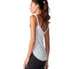 Tavi Twist Shoulder Tank Salt -Pranty Yoga Shop 6561126088747 salt 2a