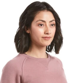 Public Rec Luxe Fleece Crew Mauve -Pranty Yoga Shop 6564042539051 mauve 4a