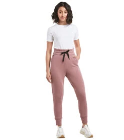 Public Rec Luxe Fleece Joggers -Pranty Yoga Shop 6564042735659 mauve 4a