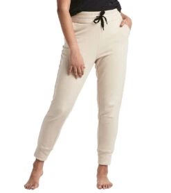 Public Rec Luxe Fleece Joggers -Pranty Yoga Shop 6564042801195 ivory
