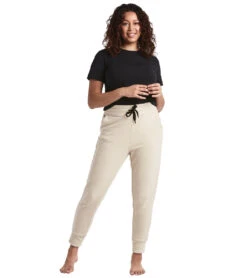 Public Rec Luxe Fleece Joggers -Pranty Yoga Shop 6564042801195 ivory 4a