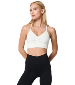 NUX Paloma Yoga Sports Bra -Pranty Yoga Shop 6570879221803 white 2a