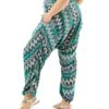 Buddha Pants Zag Harem Pants Green Zags -Pranty Yoga Shop 6570883153963 greenzags 2a