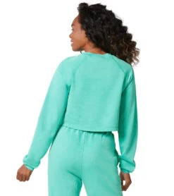 NUX Don't Stop Organic Crop Pullover -Pranty Yoga Shop 6570914185259 abyss 3a