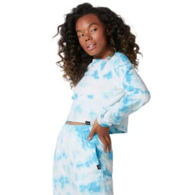 NUX Don't Stop Organic Crop Pullover -Pranty Yoga Shop 6570914218027 crystalcloud 2a