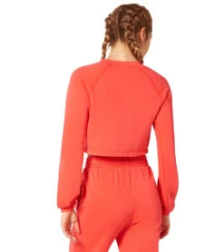 NUX Don't Stop Organic Crop Pullover -Pranty Yoga Shop 6570914250795 candy 3a