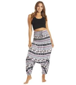 Buddha Pants Key West Convertible Jumper -Pranty Yoga Shop 6570915561515 snow 5a 1