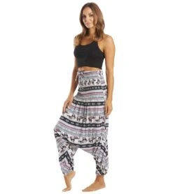 Buddha Pants Key West Convertible Jumper -Pranty Yoga Shop 6570915561515 snow 8a 1