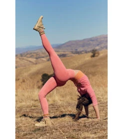 Free People Good Karma Yoga Leggings Poppy -Pranty Yoga Shop 6573264109611 poppy 7a