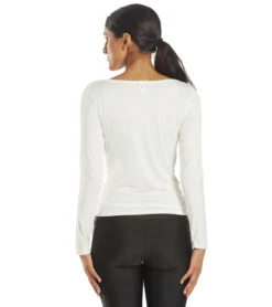 Electric Yoga Liberty Long Sleeve Top -Pranty Yoga Shop 6573490339883 white 3a