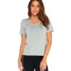 Electric Yoga Skylar Bolt Tee -Pranty Yoga Shop 6573490733099 grey 1a