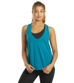 Free People Keep Rolling Tank Blue Peacock -Pranty Yoga Shop 6573492174891 bluepeacock