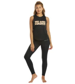 Spiritual Gangster Golden Active Muscle Tank Black -Pranty Yoga Shop 6577302143019 black 4a