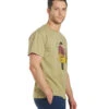 Yak & Yeti Men's T Shirt Be Free Be Kind Beige -Pranty Yoga Shop 6577628381227 beige 2a