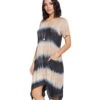 Yak & Yeti Dress Tie Dye With Front Pockets Mocha -Pranty Yoga Shop 6577628413995 mocha 2a