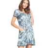 Yak & Yeti Dress Tie Dye Textured Fabric With Pockets Gray 2 Yak & Yeti Dress Tie Dye Textured Fabric With Pockets Gray -Pranty Yoga Shop 6577629167659 gray 2a 1