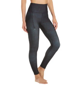 Everyday Yoga Uphold Tribe High Waisted 7/8 Leggings With Pockets 25" -Pranty Yoga Shop 6577630085163 blacktribal 2a