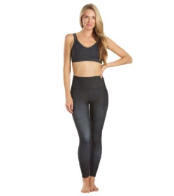 Everyday Yoga Uphold Tribe High Waisted 7/8 Leggings With Pockets 25" -Pranty Yoga Shop 6577630085163 blacktribal 4a