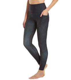 Everyday Yoga Uphold Tribe High Waisted 7/8 Leggings With Pockets 25" -Pranty Yoga Shop 6577630085163 blacktribal 5a