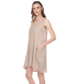 Yak & Yeti Dress Loose Fit -Pranty Yoga Shop 6577630117931 mocha 2a 1