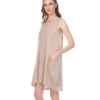 Yak & Yeti Dress Loose Fit Mocha 1 Yak & Yeti Dress Loose Fit Mocha -Pranty Yoga Shop 6577630117931 mocha 2a