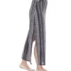 Yak & Yeti Long Skirt Stretchy Striped Tribal Print Black/Gray -Pranty Yoga Shop 6577631887403 blackgray 2a