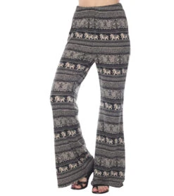 Yak & Yeti Elephant Print Pants 14 Yak & Yeti Elephant Print Pants -Pranty Yoga Shop 6577632084011 blackbeige 1a