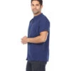 Yak & Yeti Men's Button Up Kurta Shirt Solid Color Navy -Pranty Yoga Shop 6577633296427 navy 2a