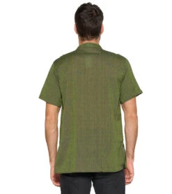 Yak & Yeti Men's Button Up Kurta -Pranty Yoga Shop 6577634050091 green 3a 1