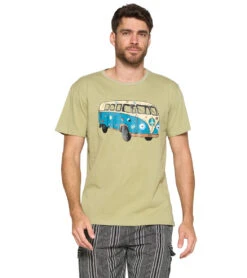 Yak & Yeti Vintage Hippie Van Life Men's T Shirt 13 Yak & Yeti Vintage Hippie Van Life Men's T Shirt -Pranty Yoga Shop 6577635885099 beige