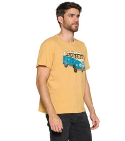 Yak & Yeti Vintage Hippie Van Life Men's T Shirt 15 Yak & Yeti Vintage Hippie Van Life Men's T Shirt -Pranty Yoga Shop 6577635917867 mustard 2a
