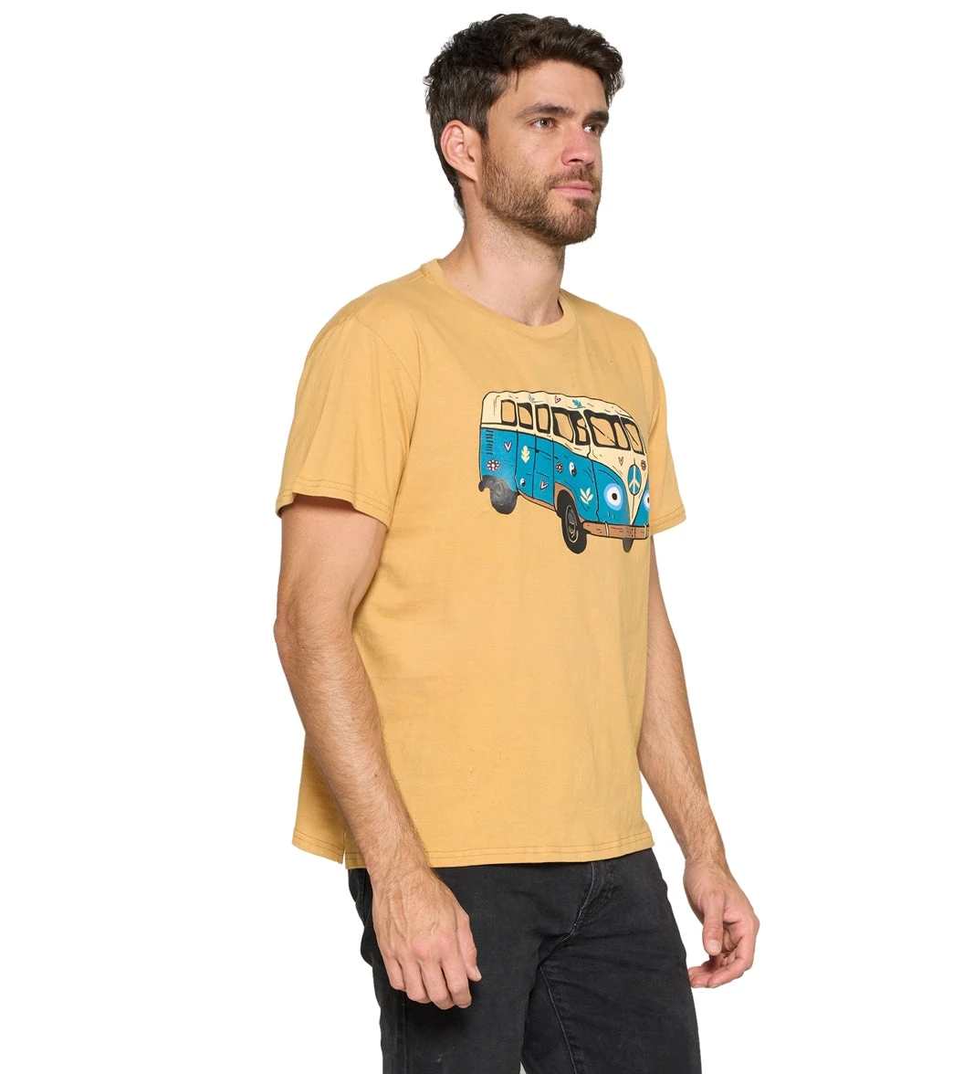 Yak & Yeti Vintage Hippie Van Life Men's T Shirt 8 Yak & Yeti Vintage Hippie Van Life Men's T Shirt - Image 6