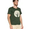 Yak & Yeti Men's Tree Of Life T Shirt Green