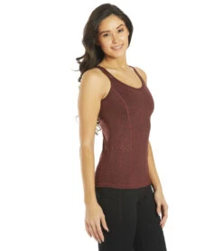 Everyday Yoga Radiant Cheetah Strappy Back Support Tank -Pranty Yoga Shop 6577999773739 burgundycheetah 2a