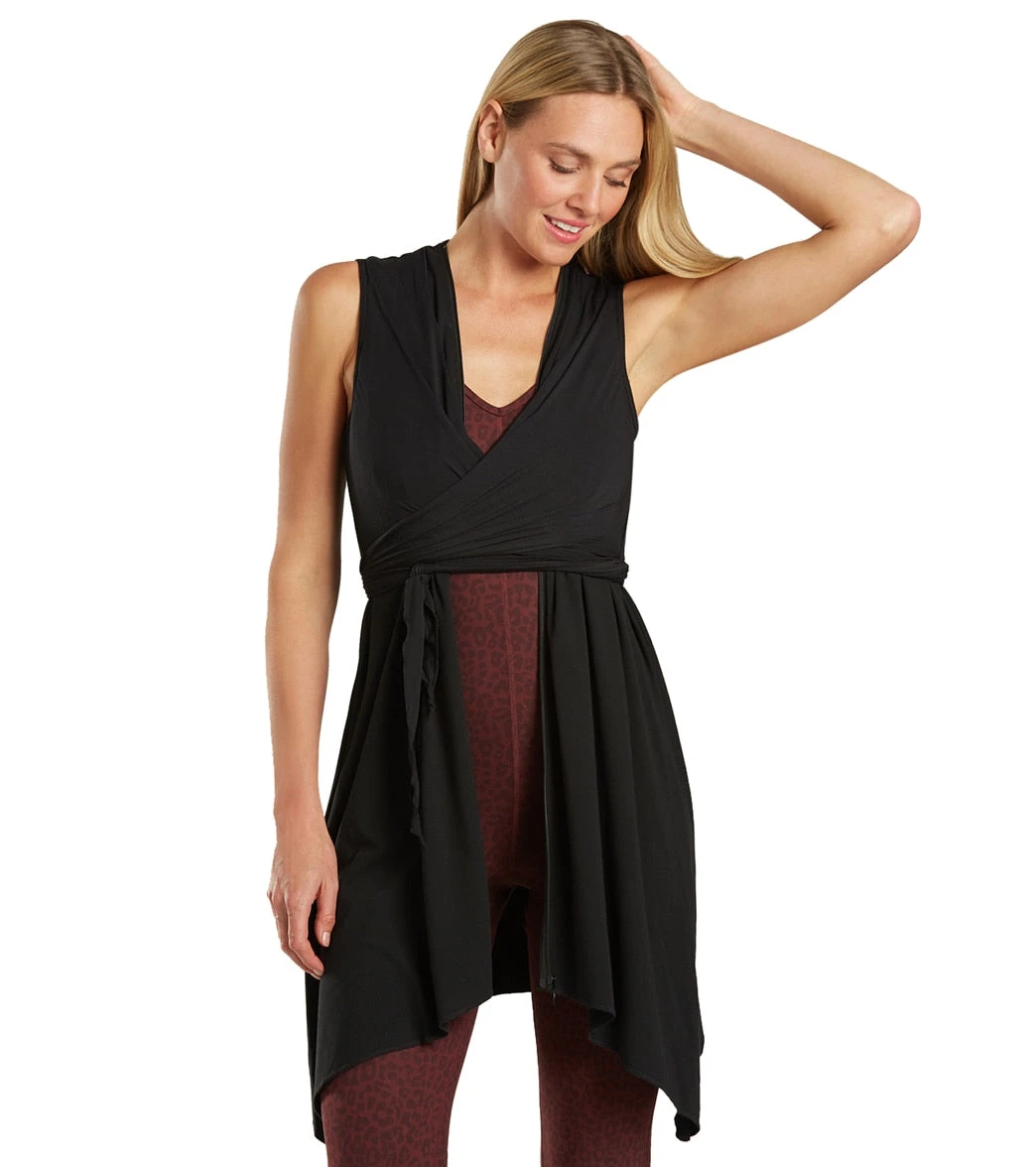 Everyday Yoga Wondrous Solid Wrap Dress 9 Everyday Yoga Wondrous Solid Wrap Dress - Image 7