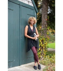 Everyday Yoga Wondrous Solid Wrap Dress 18 Everyday Yoga Wondrous Solid Wrap Dress -Pranty Yoga Shop 6581670707243 black 8a