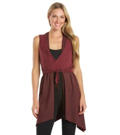 Everyday Yoga Wondrous Cheetah Wrap Dress -Pranty Yoga Shop 6581670805547 burgundycheetah 7a