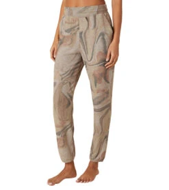 Beyond Yoga Printed Easy Weekend Sweatpant -Pranty Yoga Shop 6582272589867 naturalmarble 4a