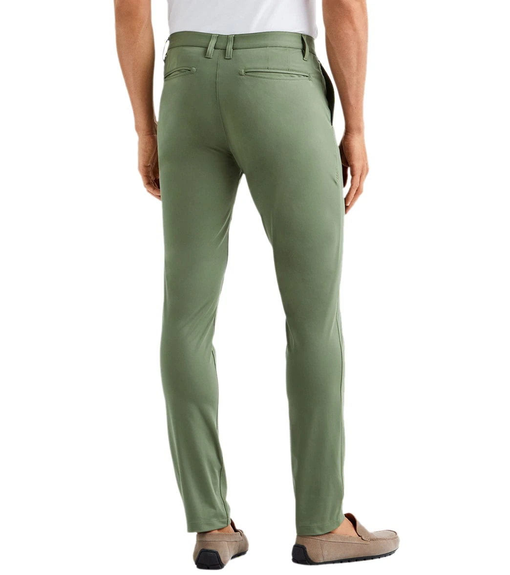 Rhone Men's Slim Commuter Pants Olivine 4 Rhone Men's Slim Commuter Pants Olivine - Image 2