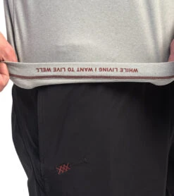 Rhone Men's Reign Short Sleeve Shirt Light Gray Heather 10 Rhone Men's Reign Short Sleeve Shirt Light Gray Heather -Pranty Yoga Shop 6585209225259 lightgrayheather 5a