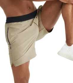 Rhone Men's 7" Mako Shorts Unlined Coconut Husk -Pranty Yoga Shop 6585209487403 coconuthusk 4a