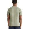 Rhone Men's Reign Tech Short Sleeve Shirt Olivine Space Dye