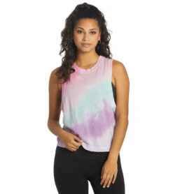 Spiritual Gangster Balance Tank Watercolor Wash Tie Dye -Pranty Yoga Shop 6591120801835 watercolorwashtiedye