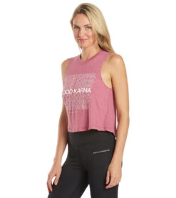 Spiritual Gangster Good Karma Crop Tank Sedona -Pranty Yoga Shop 6592058949675 sedona 5a