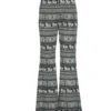 Yak & Yeti Elephant Print Yoga Pants 1 Yak & Yeti Elephant Print Yoga Pants -Pranty Yoga Shop 6604318572587 blackwhite 1a