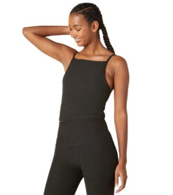 Beyond Yoga Spacedye Wide Neck Cropped Tank -Pranty Yoga Shop 6606826078251 darkestnight 2a 1