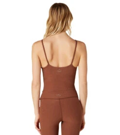 Beyond Yoga Spacedye Wide Neck Cropped Tank -Pranty Yoga Shop 6606826143787 copperheather 3a