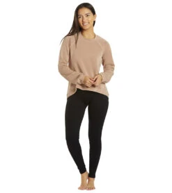 NUX Sleek Sweat Pullover Dune 9 NUX Sleek Sweat Pullover Dune -Pranty Yoga Shop 6611848495147 dune 4a